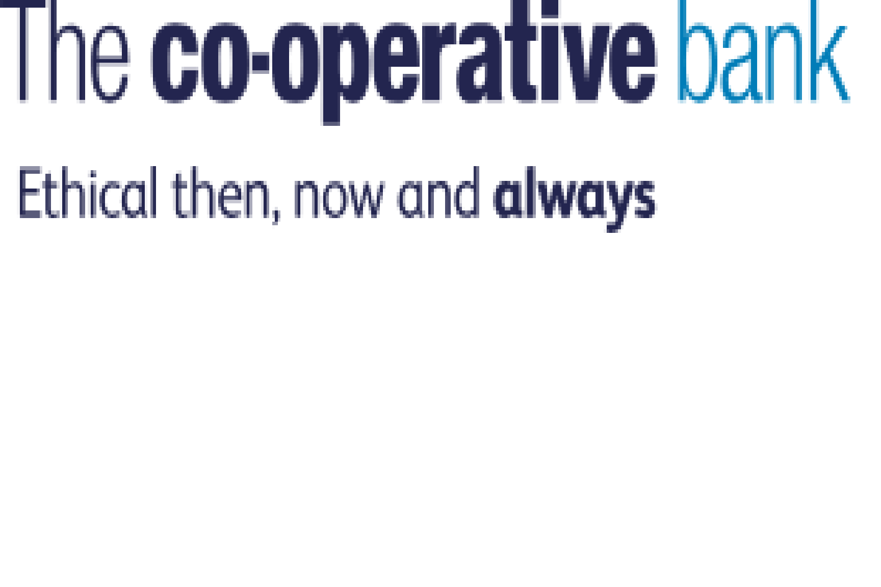 Co-operative Bank, a subsidiary bank of Coventry Building Society Logo